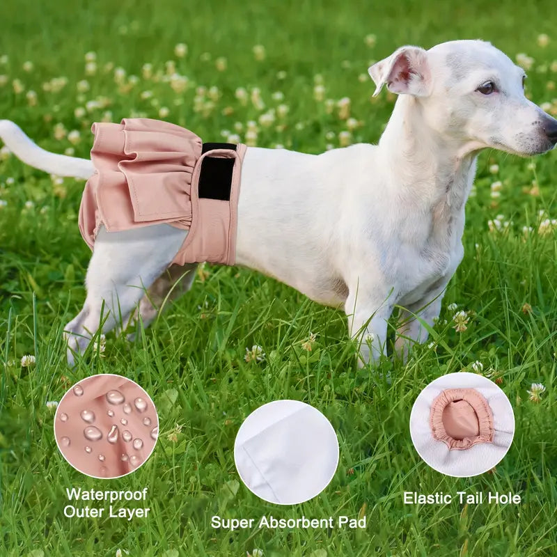 Dog Diapers Female Highly Absorbent Reusable Dog Diapers