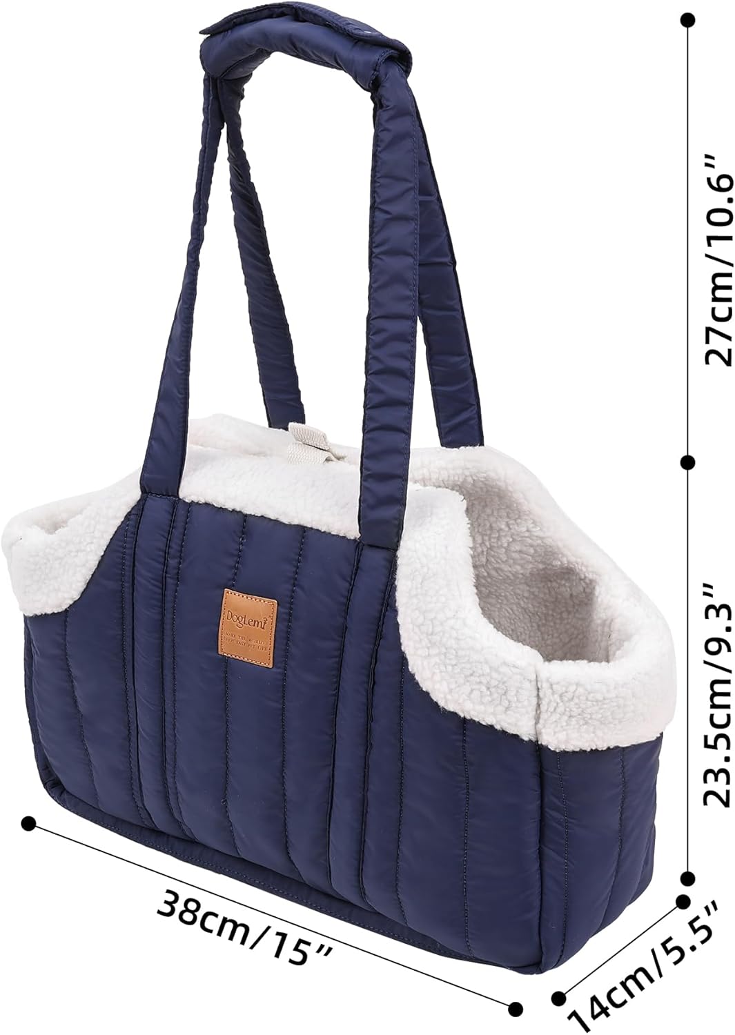 Portable Large Capacity Cat Bag Waterproof Warm Travel Fleece Pet Dog Tote Carrier Purses