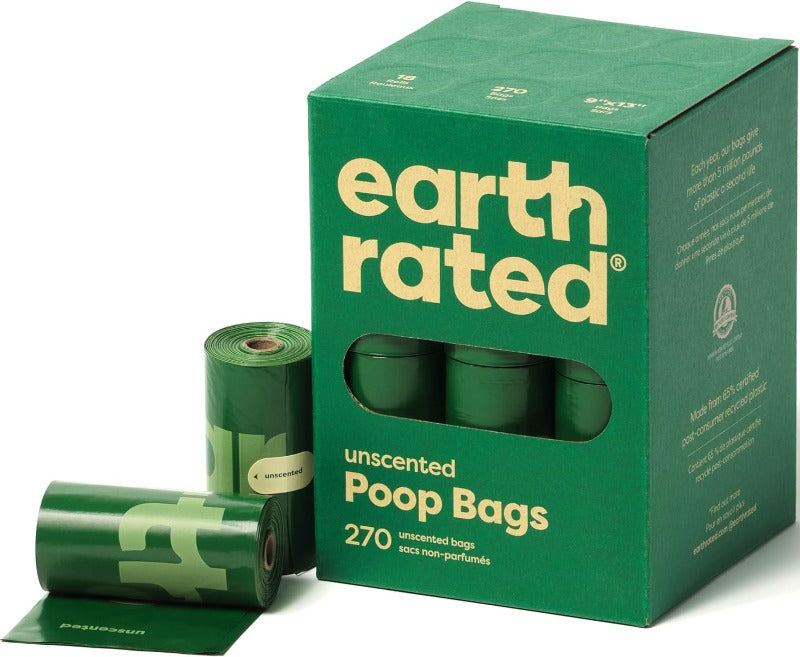 Dog Poop Bags Set Perfect Dog-Walking Bundle - Includes 1 Poop Bag Dispenser and Waste Bags