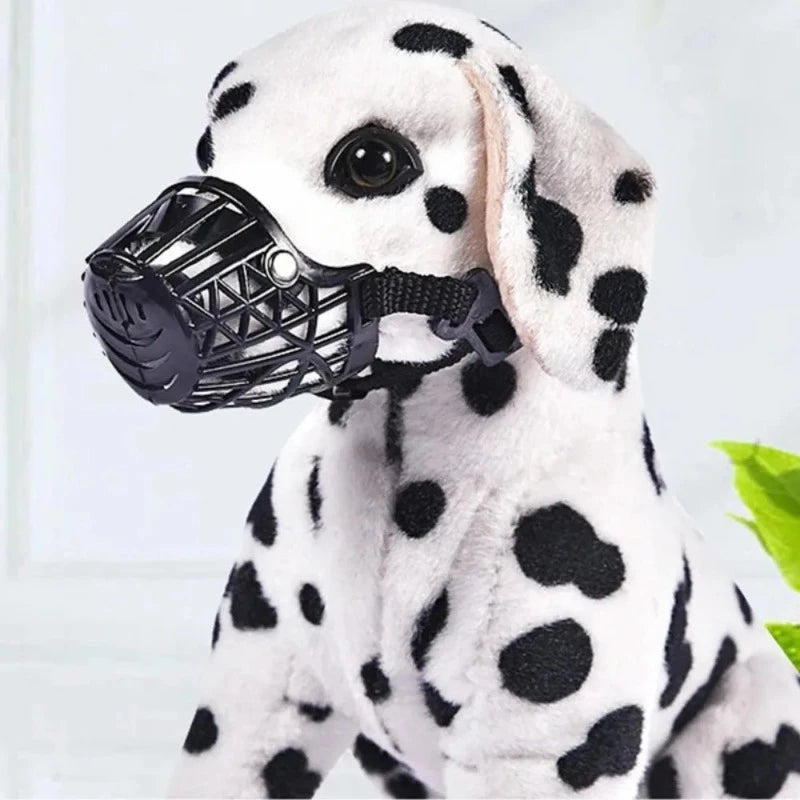 Adjustable Dog Muzzle Mesh Safety Basket Mouth Cover Mesh Muzzles Mask