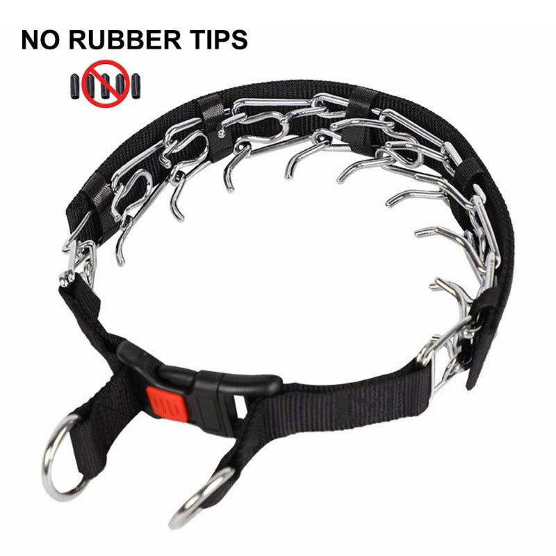 Rubber deals prong collar