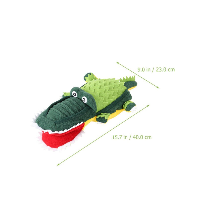 Alligator Dog Toy Plush Pet SniffingToy
