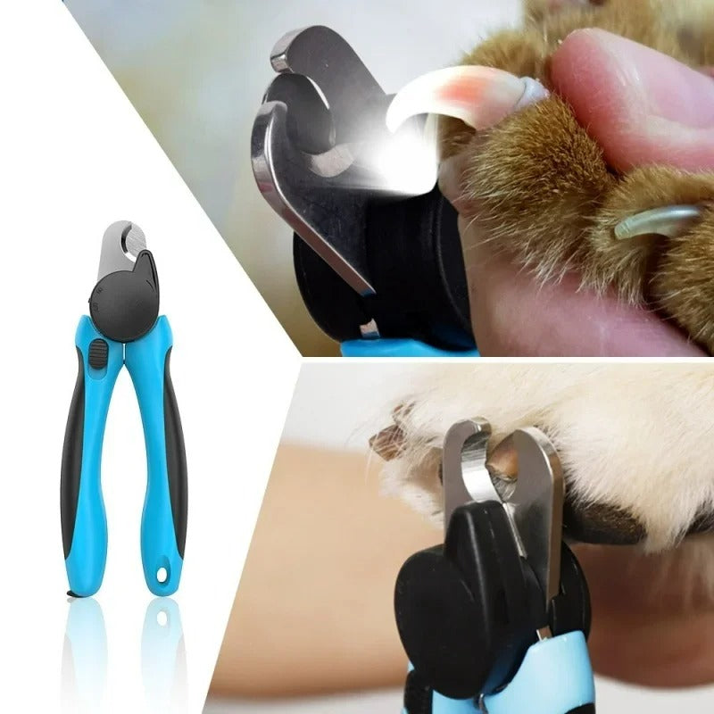 Professional Pet Nail Trimmer With Led LED Cat Nail Clippers Dog Claw Trimmers Tool