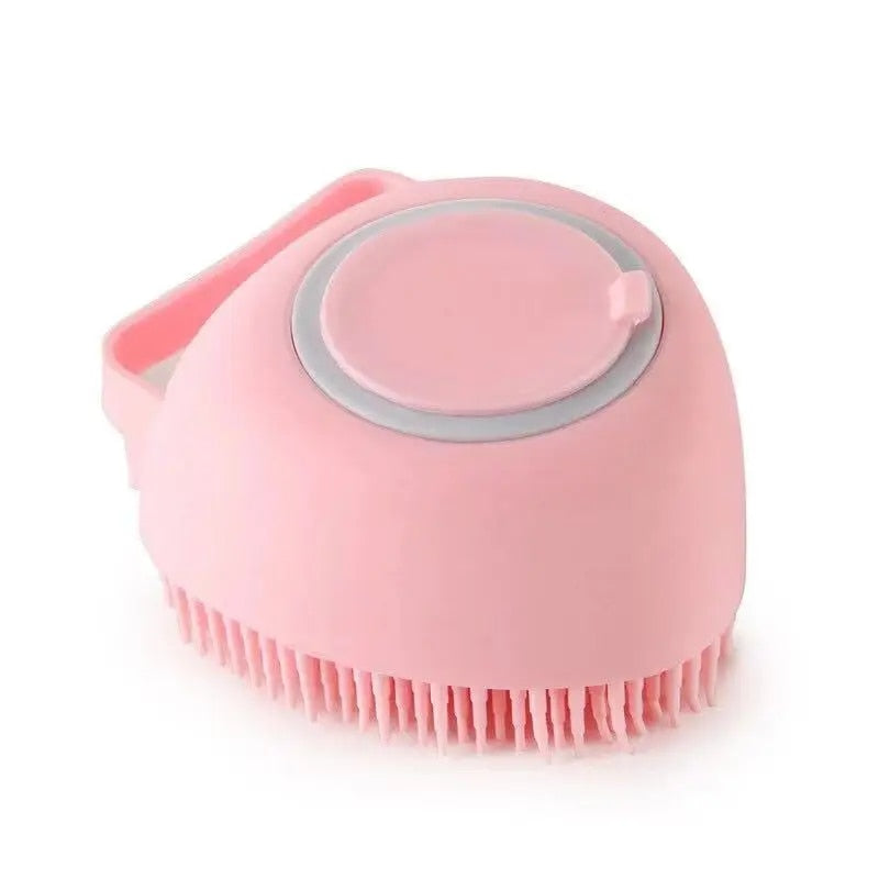 Dog Cat Bath Massage Pet Dog Brush Silicone Bath Brush