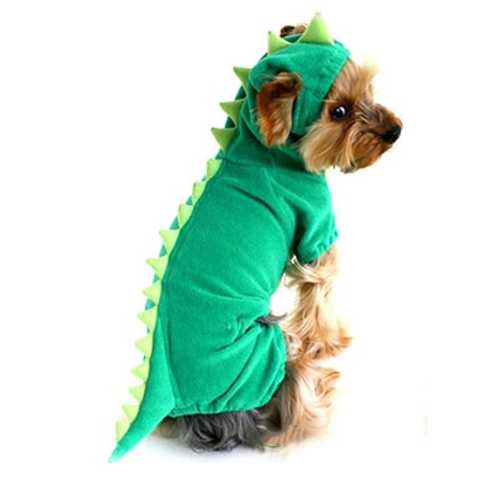 Dog Dinosaur Costume Pet Clothes Dog Shirt Cosplay Dress Outfit