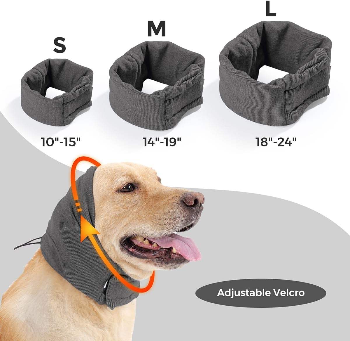 Dog Soothing Headgear Anti-Scare Dog Winter Warm Adjustable Multifunctional Dog Headgear