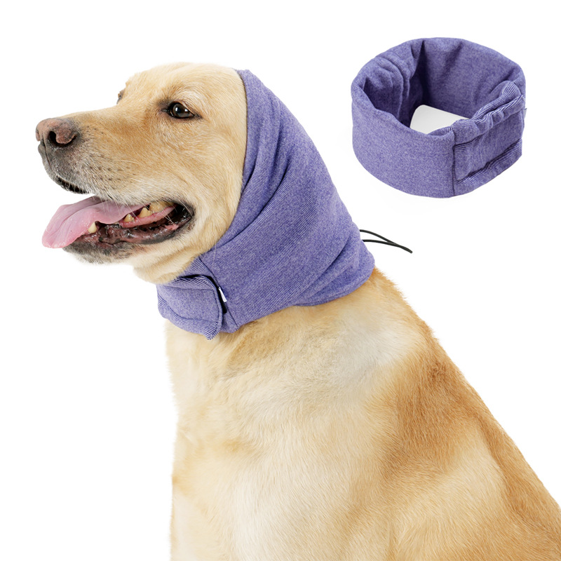 Dog Soothing Headgear Anti-Scare Dog Winter Warm Adjustable Multifunctional Dog Headgear