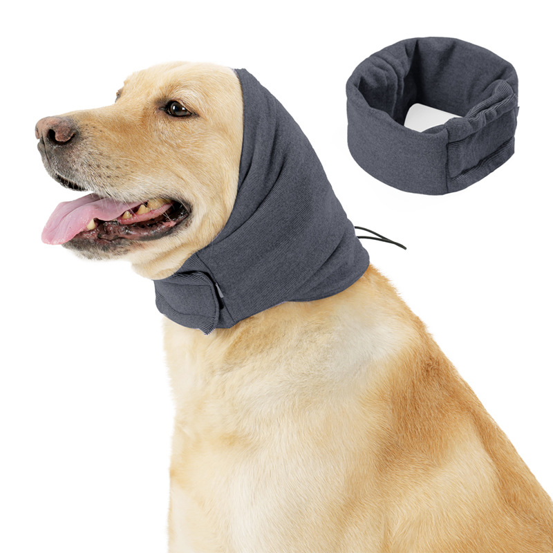 Dog Soothing Headgear Anti-Scare Dog Winter Warm Adjustable Multifunctional Dog Headgear