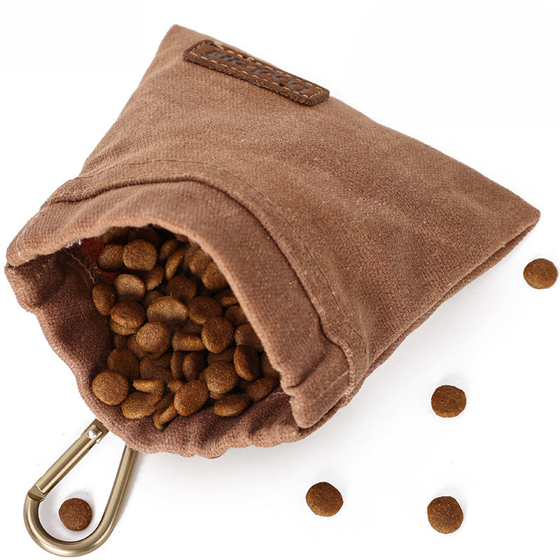 Dog Training Snack Bag Outdoor Travel Pet Dog Treat Pouch For Training Auto Closure