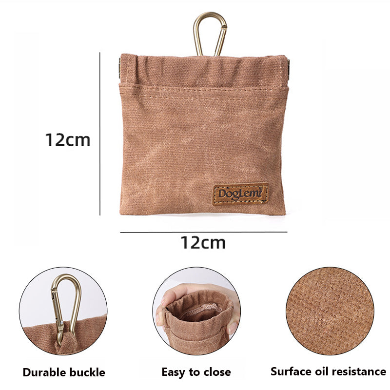 Dog Training Snack Bag Outdoor Travel Pet Dog Treat Pouch For Training Auto Closure