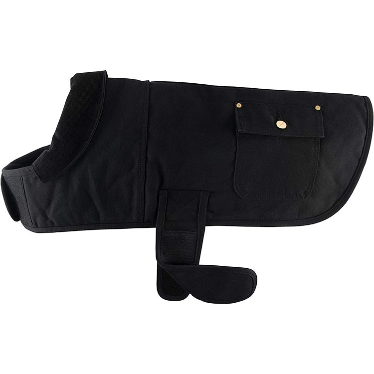 Dog Windproof Firm Duck Insulated Dog Chore Coat Duck Canvas Water Repellent Coat For Dogs