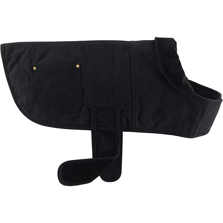 Dog Windproof Firm Duck Insulated Dog Chore Coat Duck Canvas Water Repellent Coat For Dogs