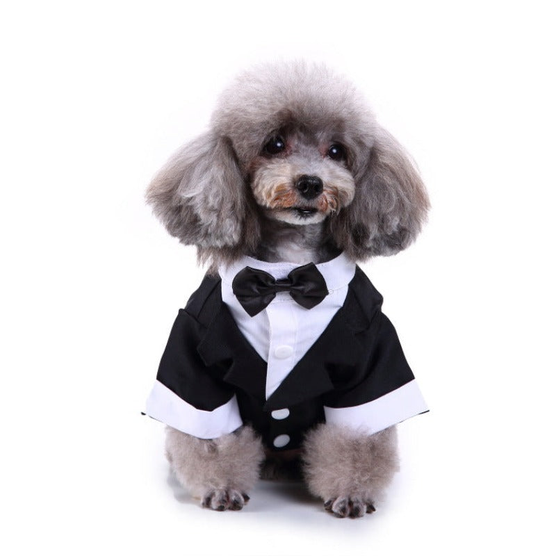 Gentleman Pet Dog Clothes Dog Pet Wedding Suit