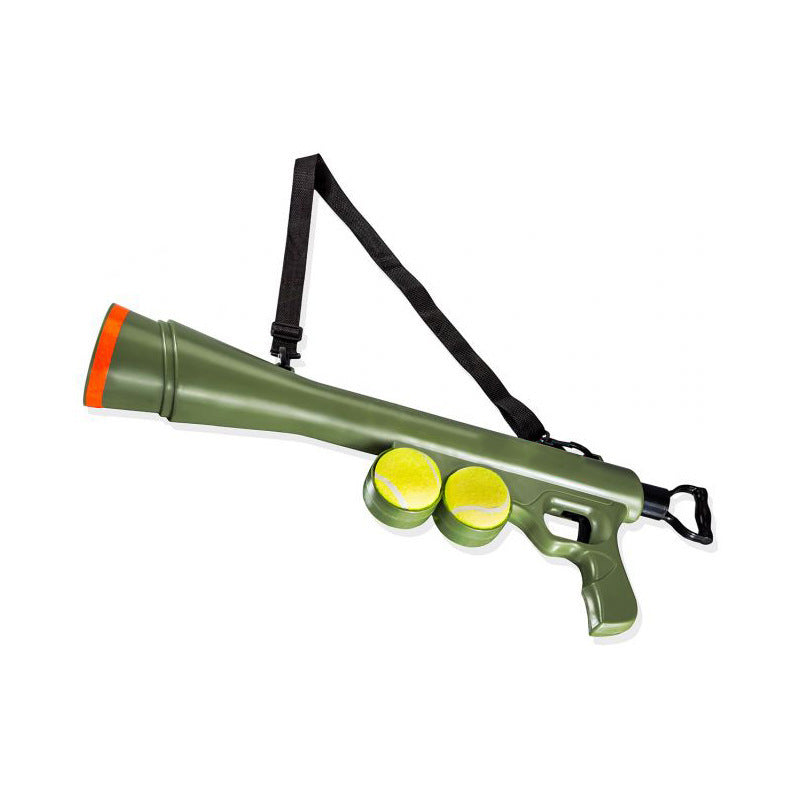 Pet Ball Launcher Gun Dog Ball Thrower-Interactive Dog Pet Chew Toys