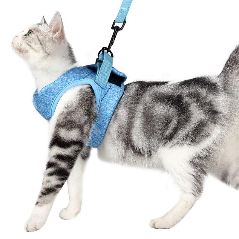 Pet Breathable Chest Strap Reflective Anti-Breakaway Adjustable Pet Cat Harness