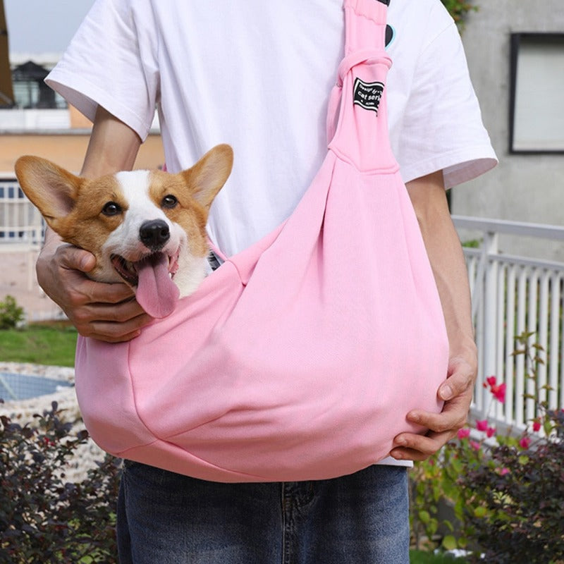 Pet Puppy Carrier Bag Cats Outdoor Travel Dog Cotton Shoulder Crossbody Bag