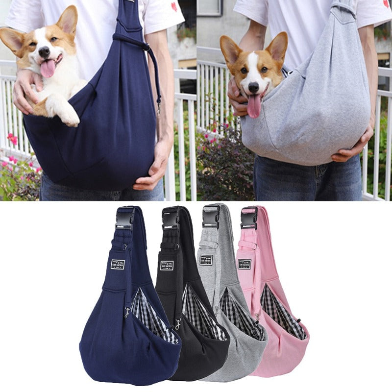 Pet Puppy Carrier Bag Cats Outdoor Travel Dog Cotton Shoulder Crossbody Bag