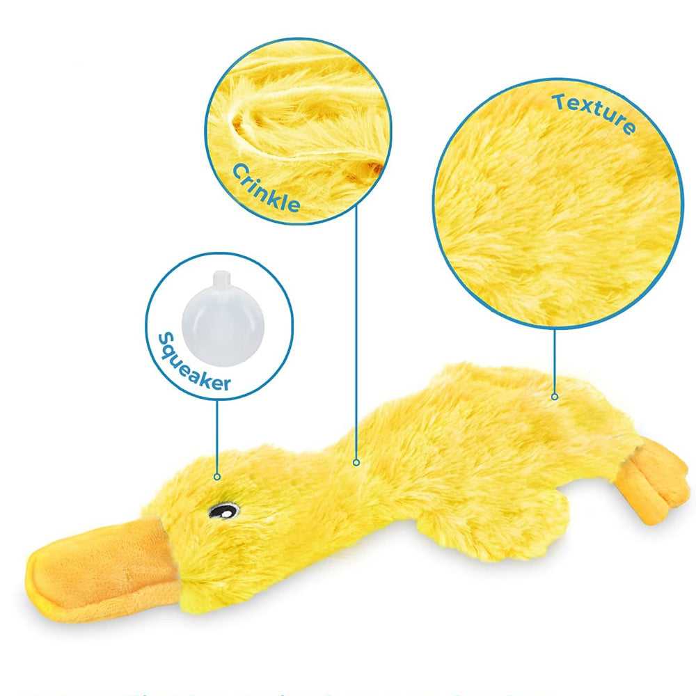 Pet Supplies Crinkle Dog With Soft Squeaker