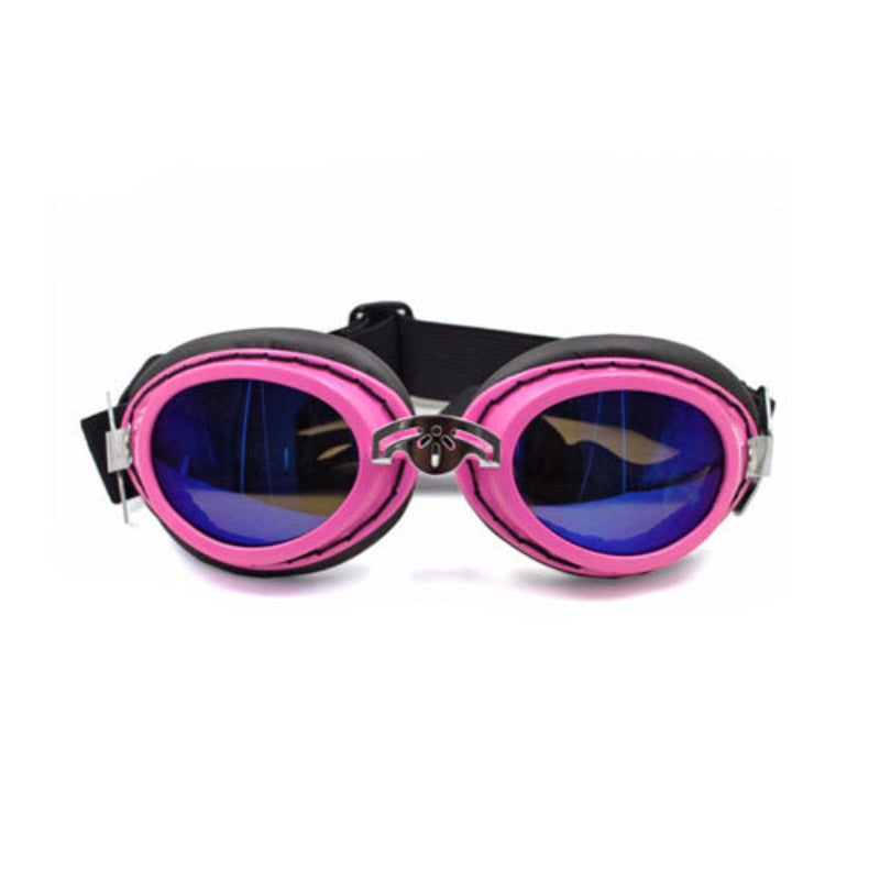Pet Dog Waterproof Goggles Adjustable Pet Eye Protection Glasses Foldable Strap Sun Sunglasses