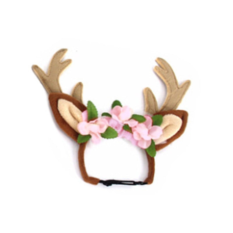 Pet Christmas Cute Elk Headband Christmas Pet Accessories Dog Hairpin Cat Accessories