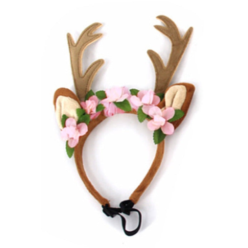 Pet Christmas Cute Elk Headband Christmas Pet Accessories Dog Hairpin Cat Accessories