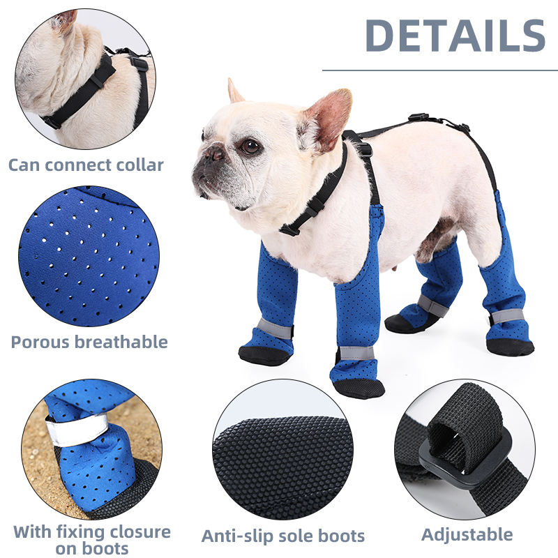 Summer Dog Shoes Legging for Large Small Medium Dogs Rain Boots Pet Shoes