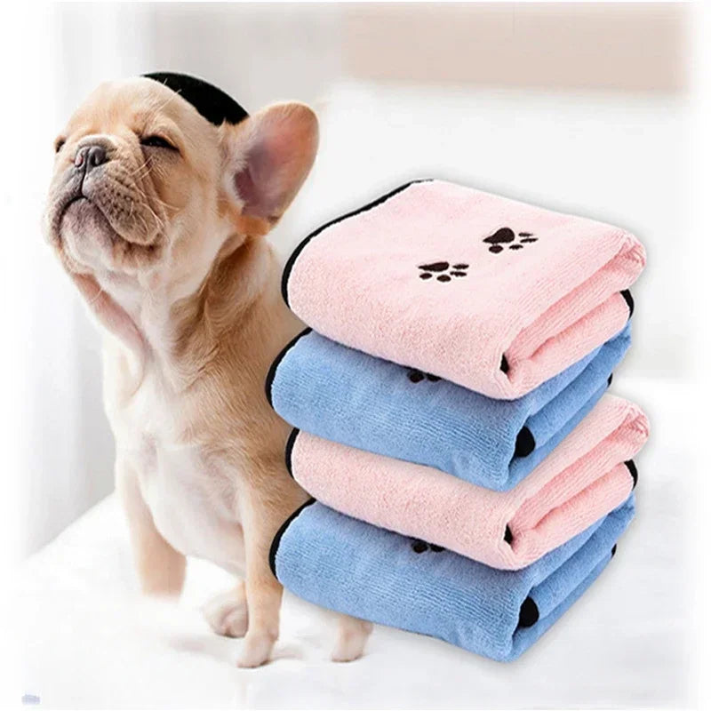 Ultra-absorbent and Quick-drying Pet Dog Towels Soft and Durable Grooming Towels