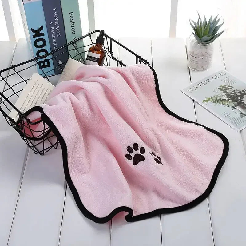 Ultra-absorbent and Quick-drying Pet Dog Towels Soft and Durable Grooming Towels