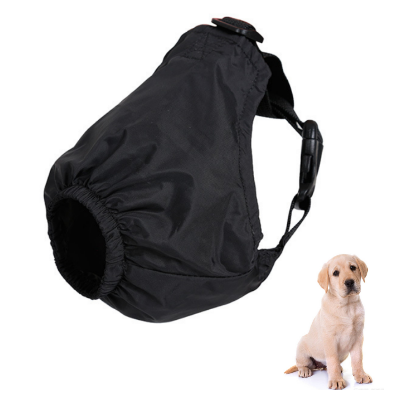 Waterproof Dog Calming Hat Eye Mask Nylon Shading Pet Anxiety Mask Muzzle