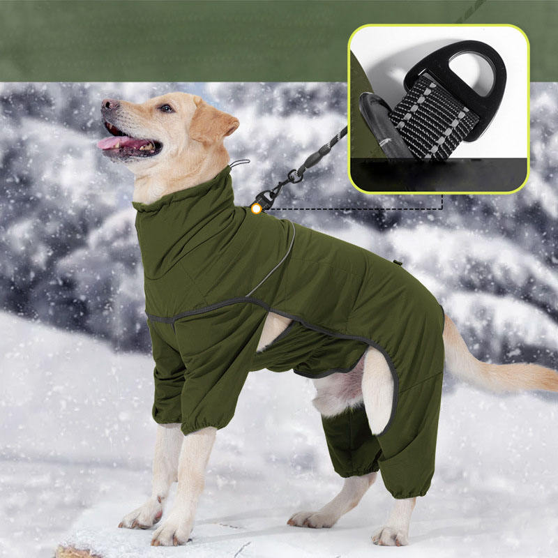 Winter Cotton Waterproof Warm Thickened Pet Clothes Dog Jacket